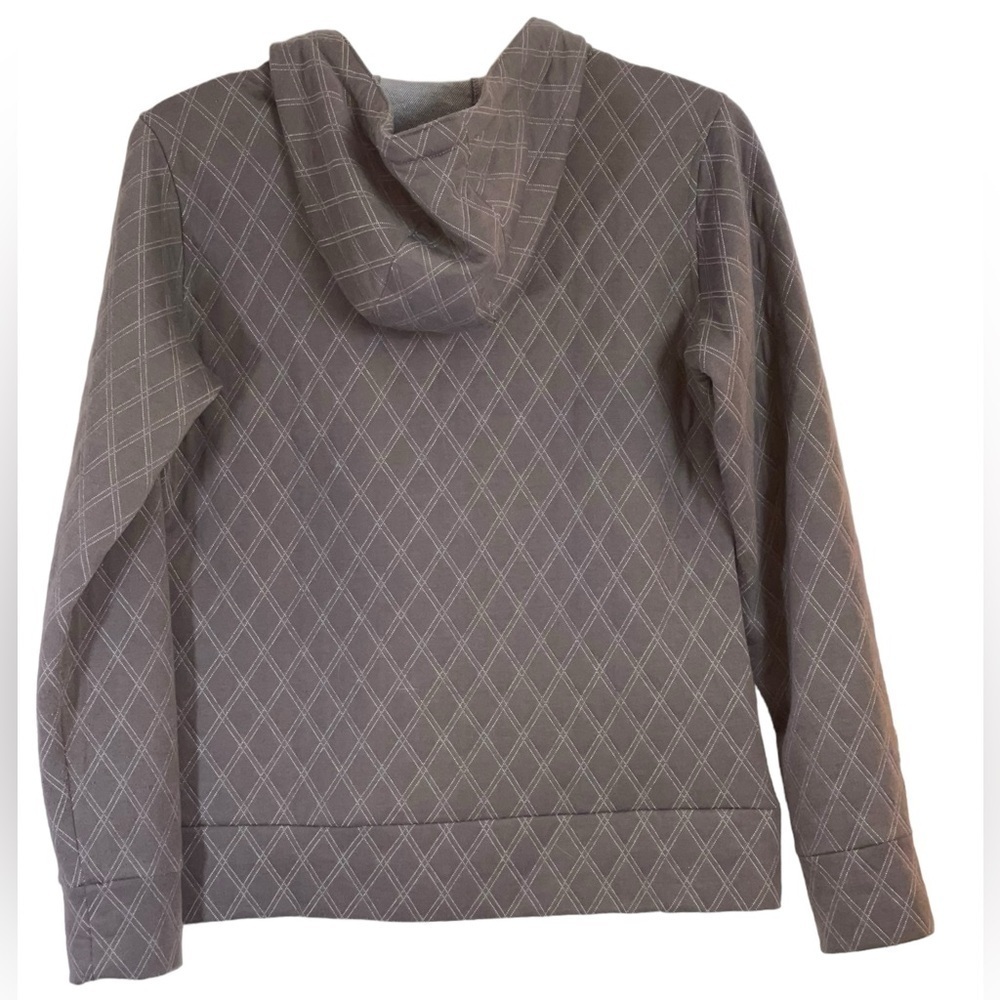 Women’s Kavu , waffle knit quilted hooded jacket, full zip. Size large GUC - Picture 2 of 8